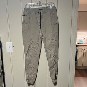 Men's Tan Jogger Pants
